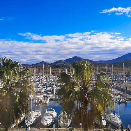 Sejour Chaleureux Avec Vue Au Port D'argeles 아파트 아르젤레쉬르메르